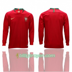 Billige Fotballdrakter Portugal VM 2018 Hjemmedraktsett Langermet